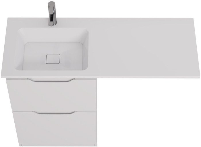 Умывальник Dreja Wing 120 L (чаша слева)