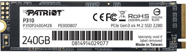 SSD Patriot P310 240GB P310P240GM28