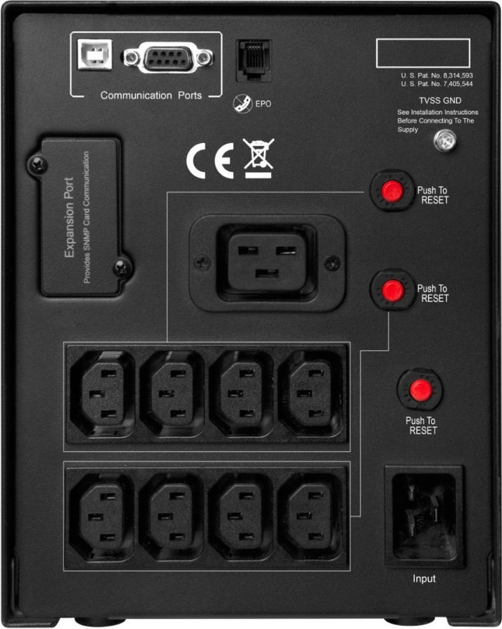 Источник бесперебойного питания CyberPower PR2200ELCDSL 2200VA