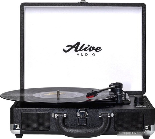 Виниловый проигрыватель Alive Audio Glam Noir