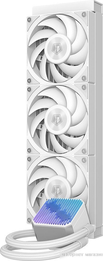 Жидкостное охлаждение для процессора ID-Cooling DX360 Max White