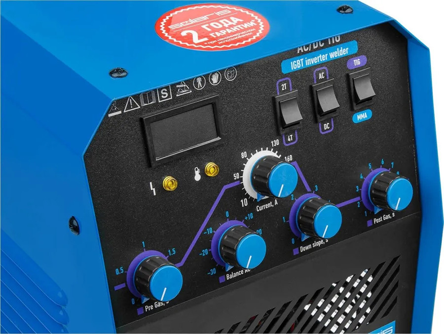 Сварочный инвертор Solaris TIG-220 AC/DC