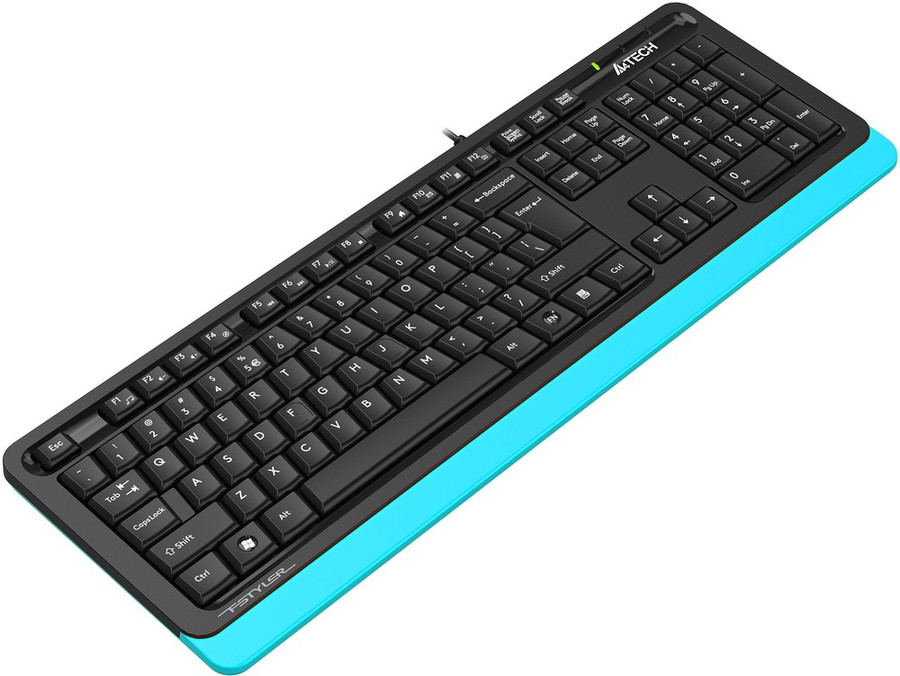 Клавиатура A4Tech Fstyler FKS10 (черный/синий)