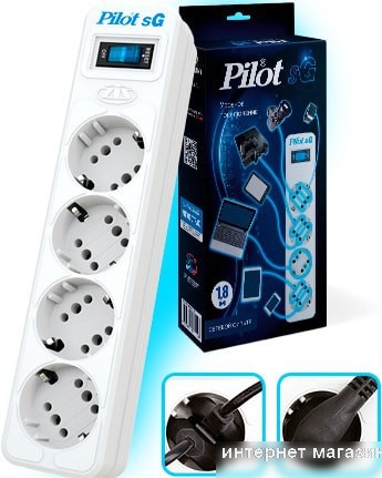 Сетевой фильтр ZIS Pilot sG 7 м
