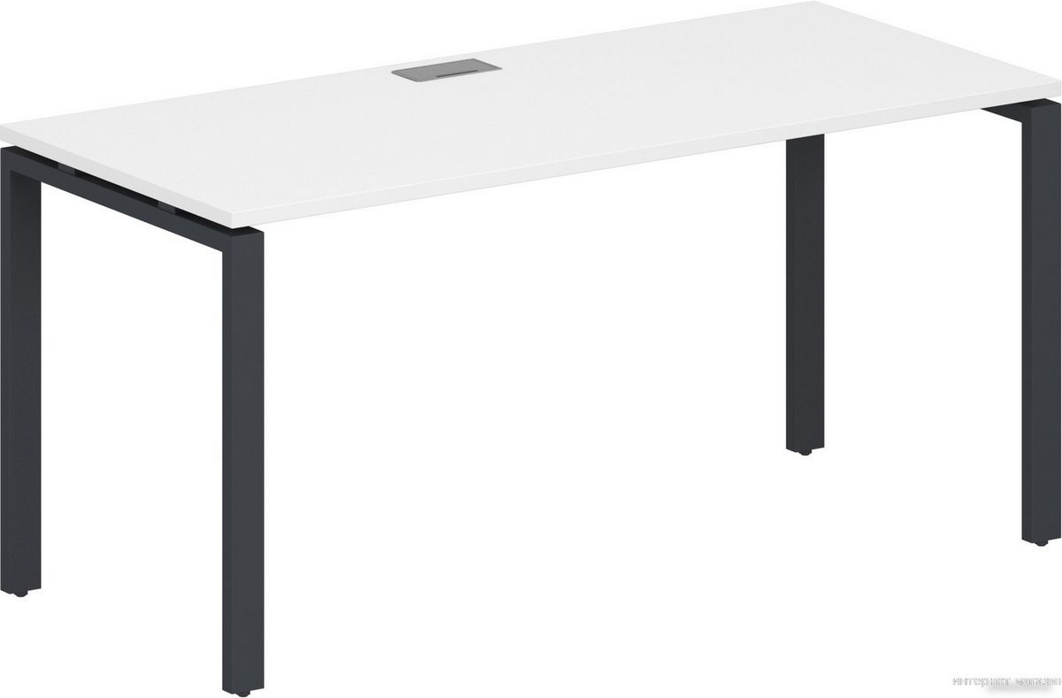 Стол Norden 140x70x75 SG.205.WH.63.AN (антрацит/белый)