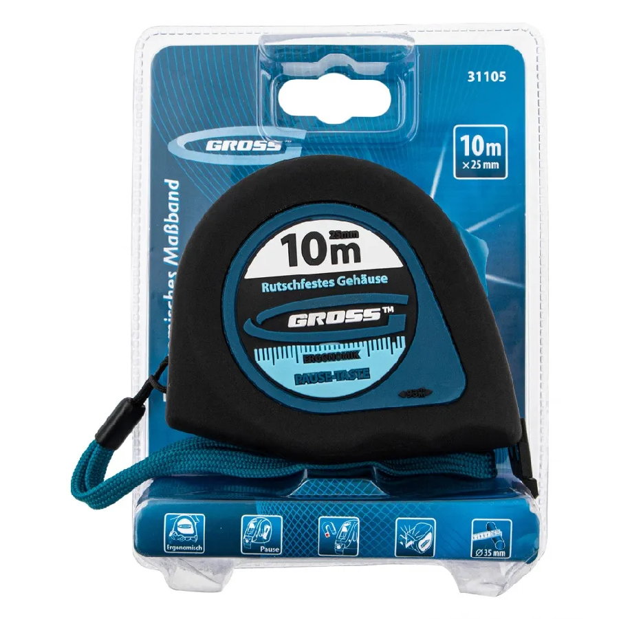 Рулетка GROSS 31105 (10м)