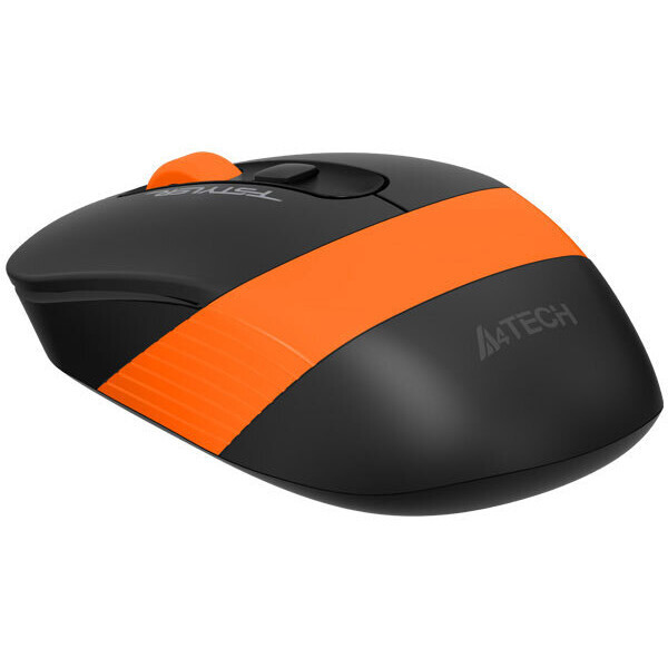 Мышь A4Tech Fstyler FG10S (черный/оранжевый)
