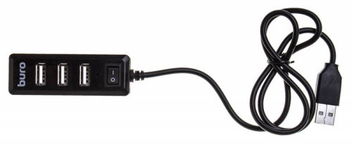 USB-хаб Buro BU-HUB4-0.5L-U2.0