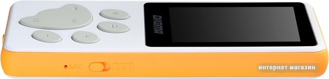 MP3 плеер Digma S4 8GB (белый/оранжевый)