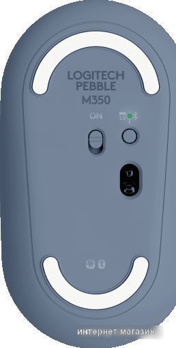 Мышь Logitech M350 Pebble (темно-синий)