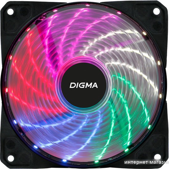 Вентилятор для корпуса Digma DFAN-FRGB2