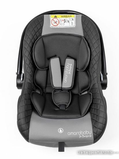Детское автокресло Amarobaby Baby Comfort AB222008BC/11 (серый)