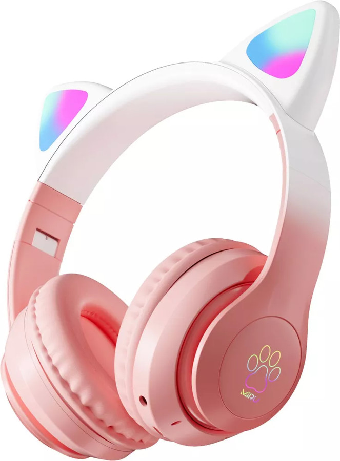 Наушники Miru Cat EP-W10 (розовый)