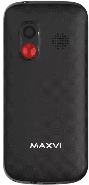 Кнопочный телефон Maxvi B100ds (черный)