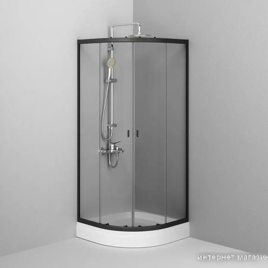 Душевой уголок AM.PM X-Joy Twin Slide W88G-205-080BT64 80x80