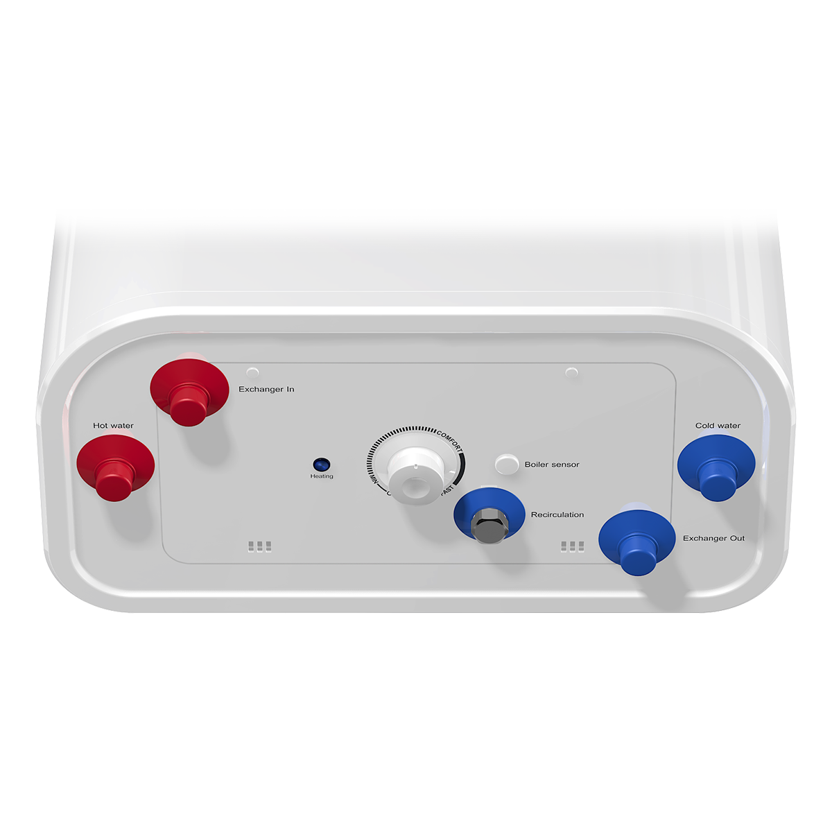 Накопительный электрический водонагреватель Thermex Flat 80 V Combi