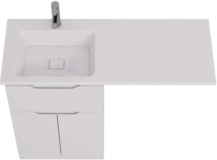 Умывальник Dreja Wing 120 L (чаша слева)