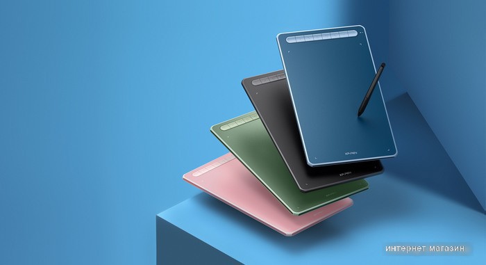 Графический планшет XP-Pen Deco 01 V2 (розовый)