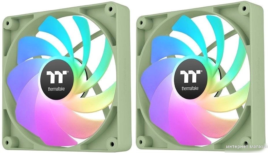 Набор вентиляторов Thermaltake CT120 Sync Reverse ARGB 2-Fan Pack CL-F200-PL12MG-A