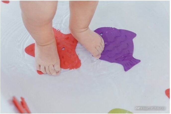 Комплект ковриков для купания Roxy Kids RBM-010-8 8шт