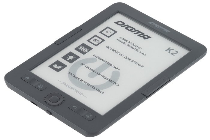 Электронная книга Digma K2