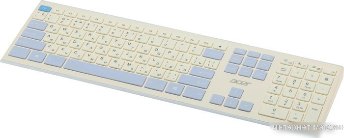 Офисный набор Acer OCC205 (белый/голубой)