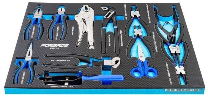 Набор пассатижей FORSAGE F-K5136 (13 предметов)
