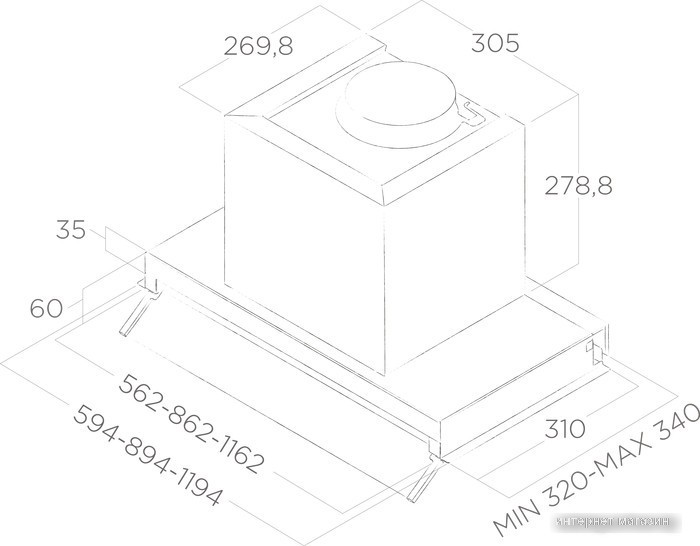 Кухонная вытяжка Elica Box In Plus IXGL/A/90 PRF0097796A