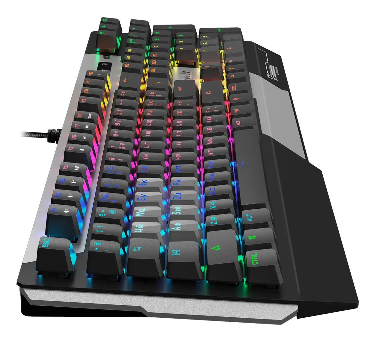 Клавиатура A4Tech Bloody B865R (черный/серый)