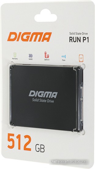 SSD Digma Run P1 512GB DGSR2512GP13T