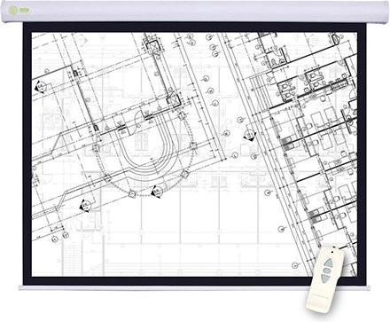 Проекционный экран CACTUS Motoscreen CS-PSM-180x180