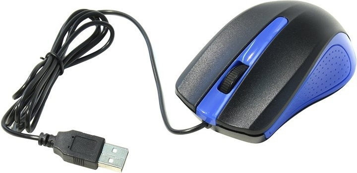 Мышь Oklick 225M Black/Blue (288233)