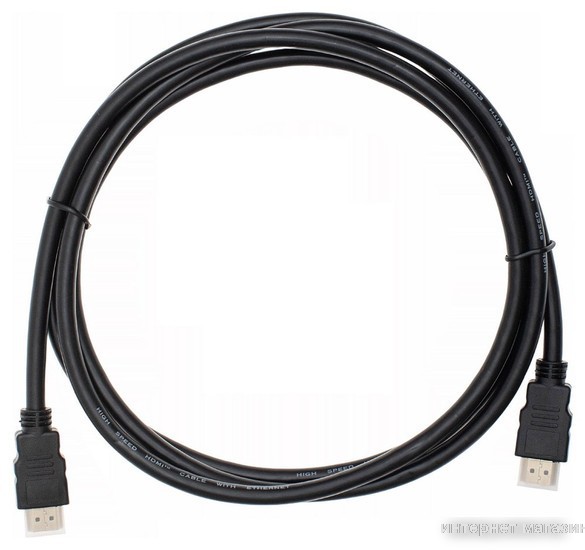 Кабель CACTUS HDMI - HDMI CS-HDMI.1.4-2 HDMI (2 м, черный)