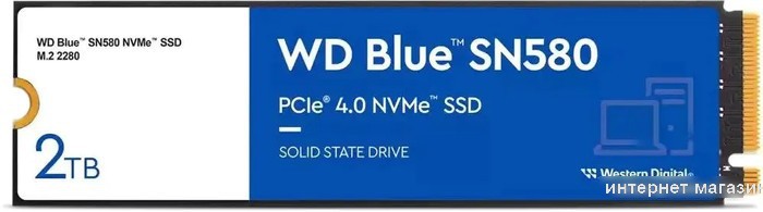 SSD WD Blue SN580 2TB WDS200T3B0E