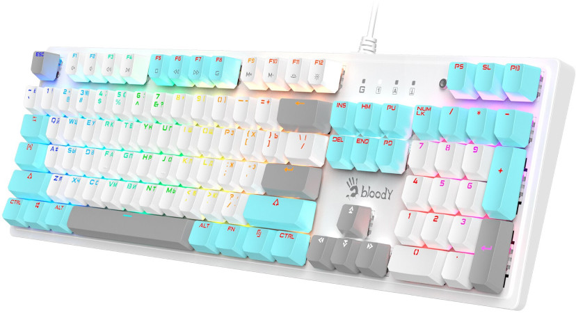 Клавиатура A4Tech Bloody S510R (белый)