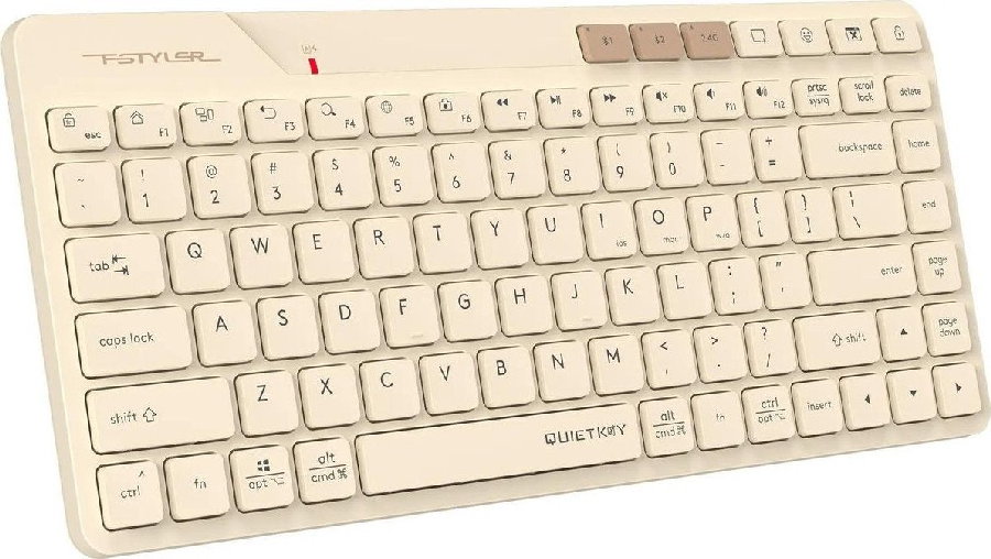 Клавиатура A4Tech Fstyler FBK26C AS (бежевый)