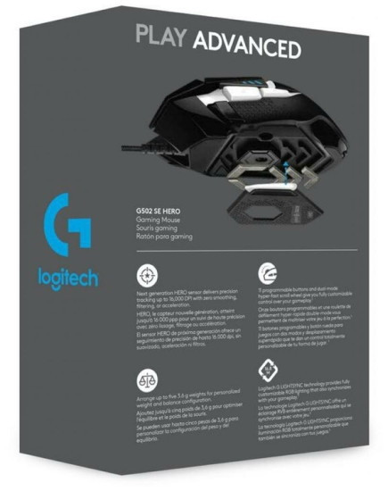 Игровая мышь Logitech G502 Hero SE