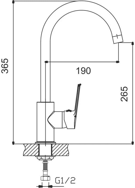 Смеситель Gota Rocio Elche 022310-GOTA