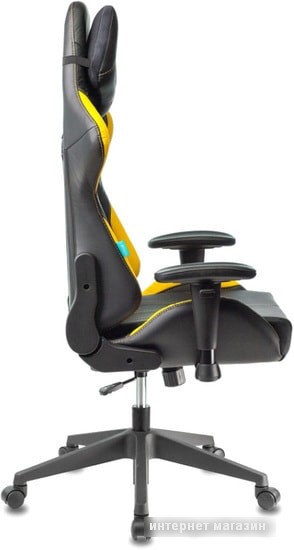 Кресло Бюрократ Viking 5 Aero (черный/желтый)