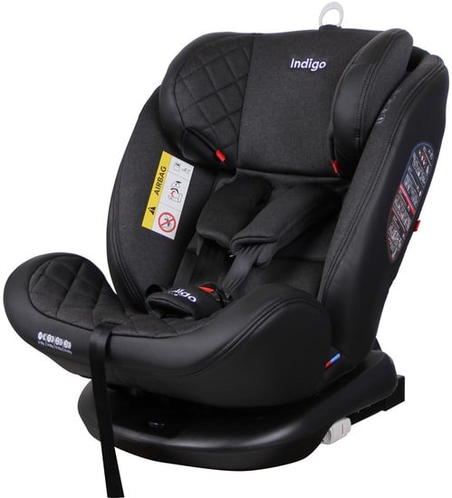 Детское автокресло Indigo Aero Isofix (черный)
