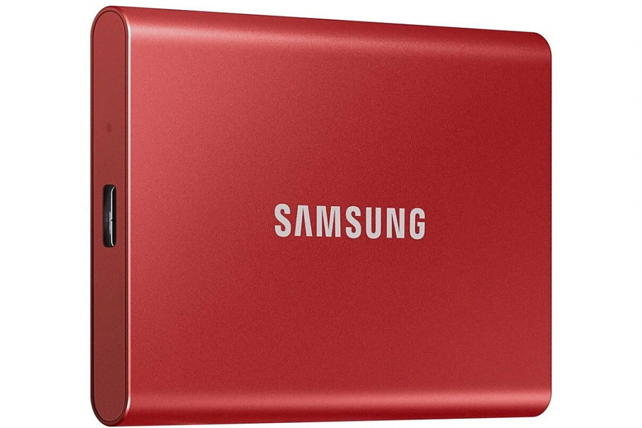 Внешний накопитель Samsung T7 2TB (красный)