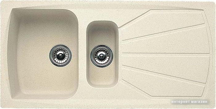 Кухонная мойка Elleci Living 475 Bianco Antico 62