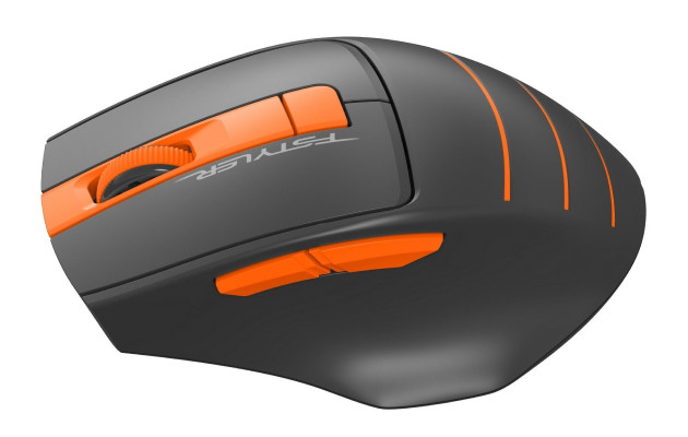 Мышь A4Tech Fstyler FG30S (серый/оранжевый)