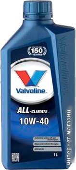 Моторное масло Valvoline All-Climate 10W-40 1л