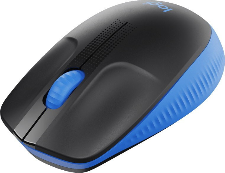 Мышь Logitech M190 (черный/синий)