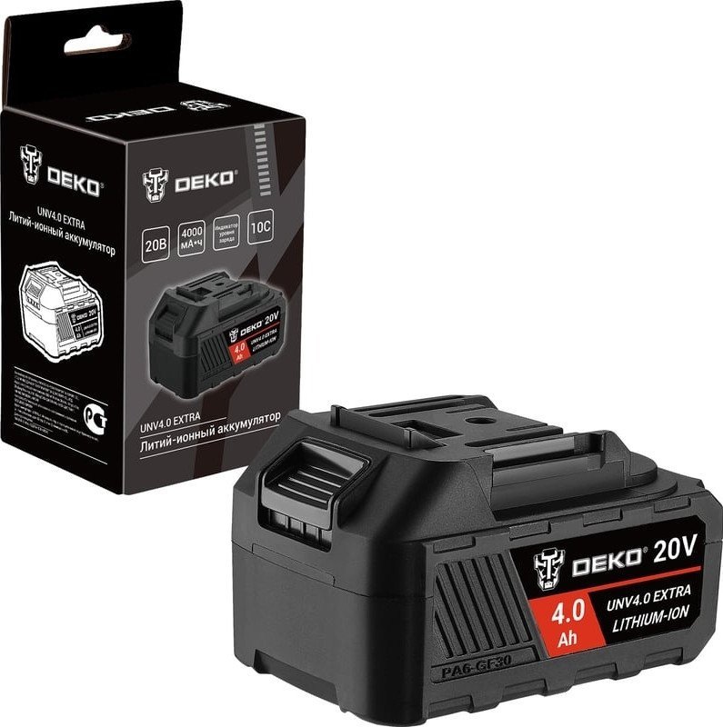 Аккумулятор Deko UNV4.0 Extra 063-4496 (20В/4 Ач)