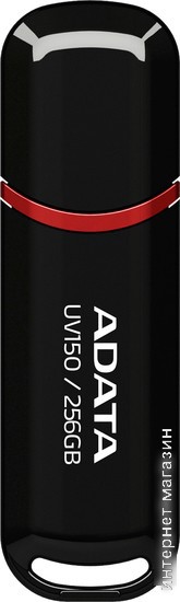 USB Flash ADATA UV150 256GB (черный)