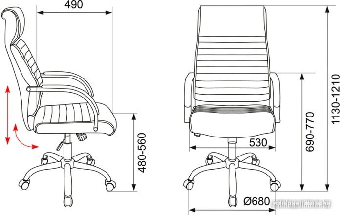 Кресло Бюрократ T-8010SL/IVORY (слоновая кость)