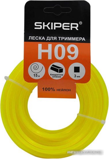 Леска для триммера Skiper H09