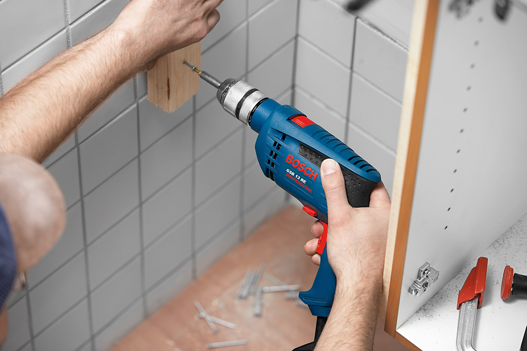 Ударная дрель Bosch GSB 13 RE Professional (0601217100)